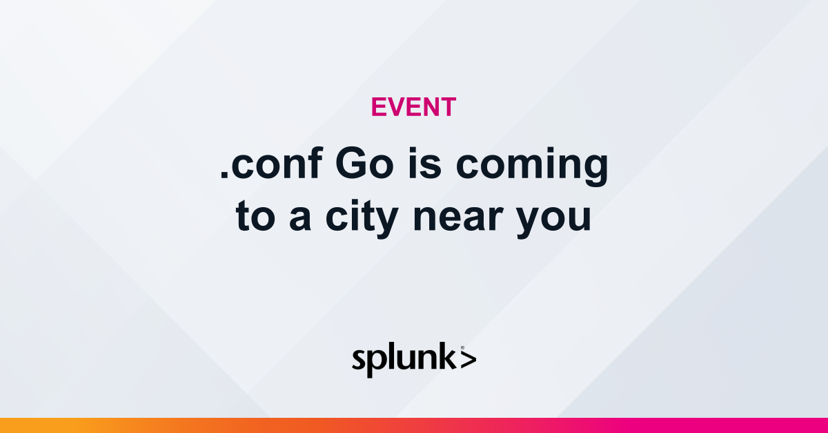  conf go in person event splunk