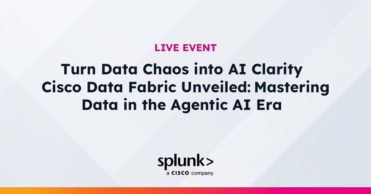 Turn Data Chaos into AI Clarity, Cisco Data Fabric Unveiled: Mastering ...